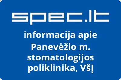 Panevėžio miesto odontologijos poliklinika, VŠĮ