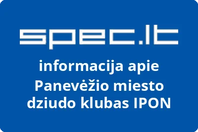 Panevėžio miesto dziudo klubas IPON