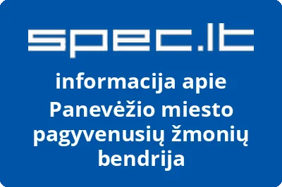 Panevėžio miesto pagyvenusių žmonių bendrija
