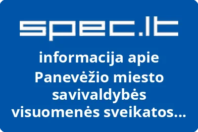 Panevėžio miesto savivaldybės visuomenės sveikatos biuras