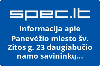 Panevėžio miesto šv. Zitos g. 23 daugiabučio namo savininkų bendrija