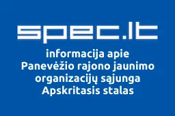 Panevėžio rajono jaunimo organizacijų sąjunga Apskritasis stalas | spec.lt