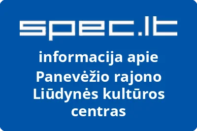 Panevėžio rajono Liūdynės kultūros centras