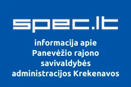 Panevėžio rajono savivaldybės administracijos Krekenavos seniūnija