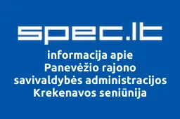 Panevėžio rajono savivaldybės administracijos Krekenavos seniūnija | spec.lt