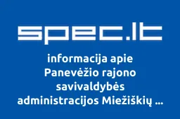 Panevėžio rajono savivaldybės administracijos Miežiškių seniūnija