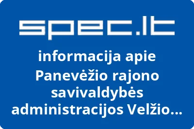 Panevėžio rajono savivaldybės administracijos Velžio seniūnija