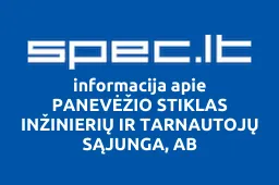 PANEVĖŽIO STIKLAS INŽINIERIŲ IR TARNAUTOJŲ SĄJUNGA, AB iliustracija