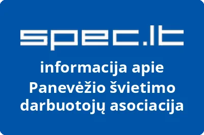 Panevėžio švietimo darbuotojų asociacija | spec.lt