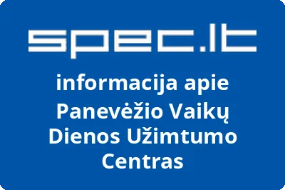 Panevėžio Vaikų Dienos Užimtumo Centras