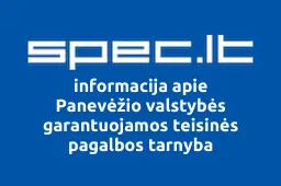 Panevėžio valstybės garantuojamos teisinės pagalbos tarnyba | spec.lt