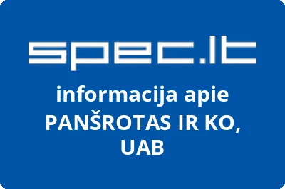 PANŠROTAS IR KO, UAB