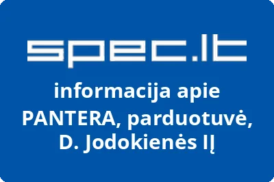 PANTERA, parduotuvė, D. Jodokienės, IĮ