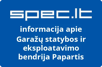 Garažų statybos ir eksploatavimo bendrija Papartis