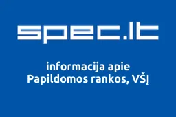Papildomos rankos, VŠĮ | spec.lt