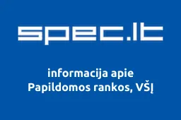 Papildomos rankos, VŠĮ | spec.lt
