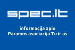 Paramos asociacija Tu ir aš | spec.lt