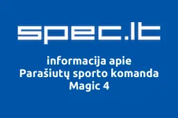 Parašiutų sporto komanda Magic 4 iliustracija