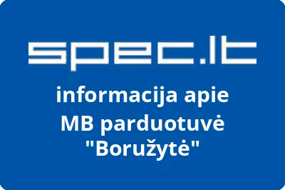parduotuvė Boružytė, MB