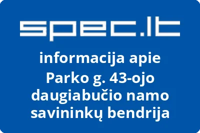 Parko g. 43-ojo daugiabučio namo savininkų bendrija