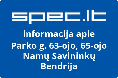 Parko g. 63-ojo, 65-ojo Namų Savininkų Bendrija