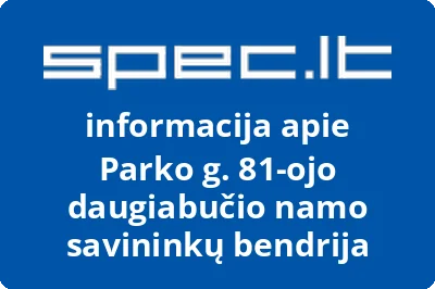 Parko g. 81-ojo daugiabučio namo savininkų bendrija