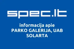 PARKO GALERIJA, UAB SOLARTA iliustracija