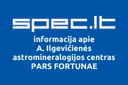 A. Ilgevičienės astromineralogijos centras PARS FORTUNAE iliustracija