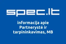 Partnerystė ir tarpininkavimas, MB | spec.lt