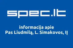 Pas Liudmilą, L. Simakovos, IĮ | spec.lt