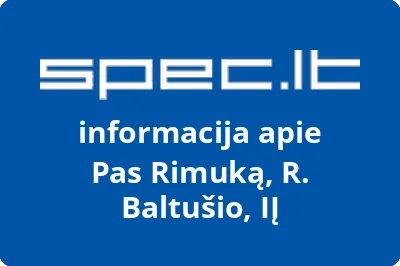 Pas Rimuką, R. Baltušio, IĮ