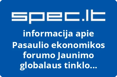 Pasaulio ekonomikos forumo Jaunimo globalaus tinklo Vilniuje bendruomenė