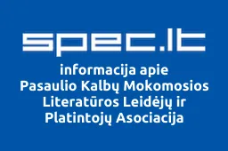 Pasaulio Kalbų Mokomosios Literatūros Leidėjų ir Platintojų Asociacija | spec.lt