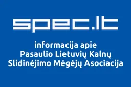 Pasaulio Lietuvių Kalnų Slidinėjimo Mėgėjų Asociacija | spec.lt
