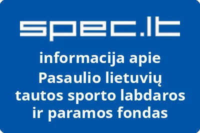 Pasaulio lietuvių tautos sporto labdaros ir paramos fondas
