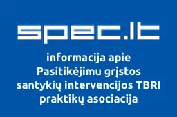 Pasitikėjimu grįstos santykių intervencijos TBRI praktikų asociacija | spec.lt