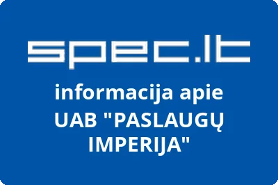 PASLAUGŲ IMPERIJA, UAB | spec.lt