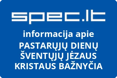 Pastarųjų dienų šventųjų Jėzaus Kristaus bažnyčios religinė bendruomenė Vilniuje