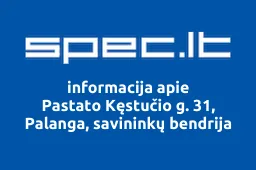 Pastato Kęstučio g. 31, Palanga, savininkų bendrija | spec.lt