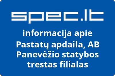 PST Group filialas Pastatų apdaila, AB