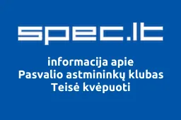Pasvalio astmininkų klubas Teisė kvėpuoti | spec.lt