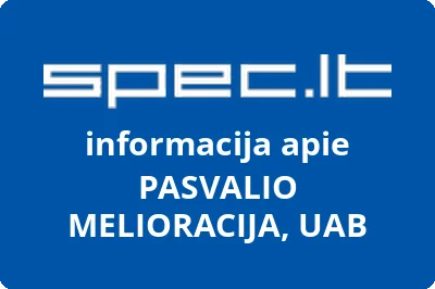 Pasvalio melioracija, UAB | spec.lt