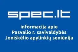 Pasvalio r. savivaldybės Joniškėlio apylinkių seniūnija | spec.lt