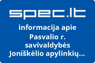 Pasvalio r. savivaldybės Joniškėlio apylinkių seniūnija