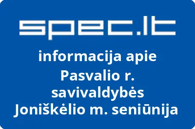 Pasvalio r. savivaldybės Joniškėlio m. seniūnija