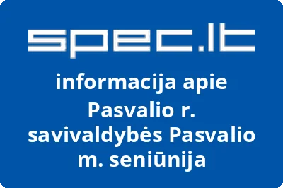 Pasvalio r. savivaldybės Pasvalio m. seniūnija