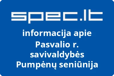 Pasvalio r. savivaldybės Pumpėnų seniūnija