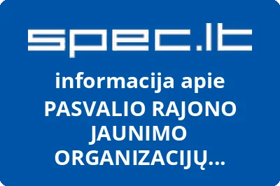 PASVALIO RAJONO JAUNIMO ORGANIZACIJŲ SĄJUNGA APSKRITAS STALAS