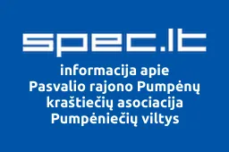 Pasvalio rajono Pumpėnų kraštiečių asociacija Pumpėniečių viltys | spec.lt