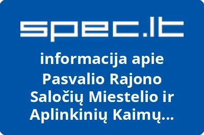 Pasvalio Rajono Saločių Miestelio ir Aplinkinių Kaimų Bendruomenė